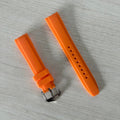 Silicone Strap for Swatch x Omega Moonswatch - Orange