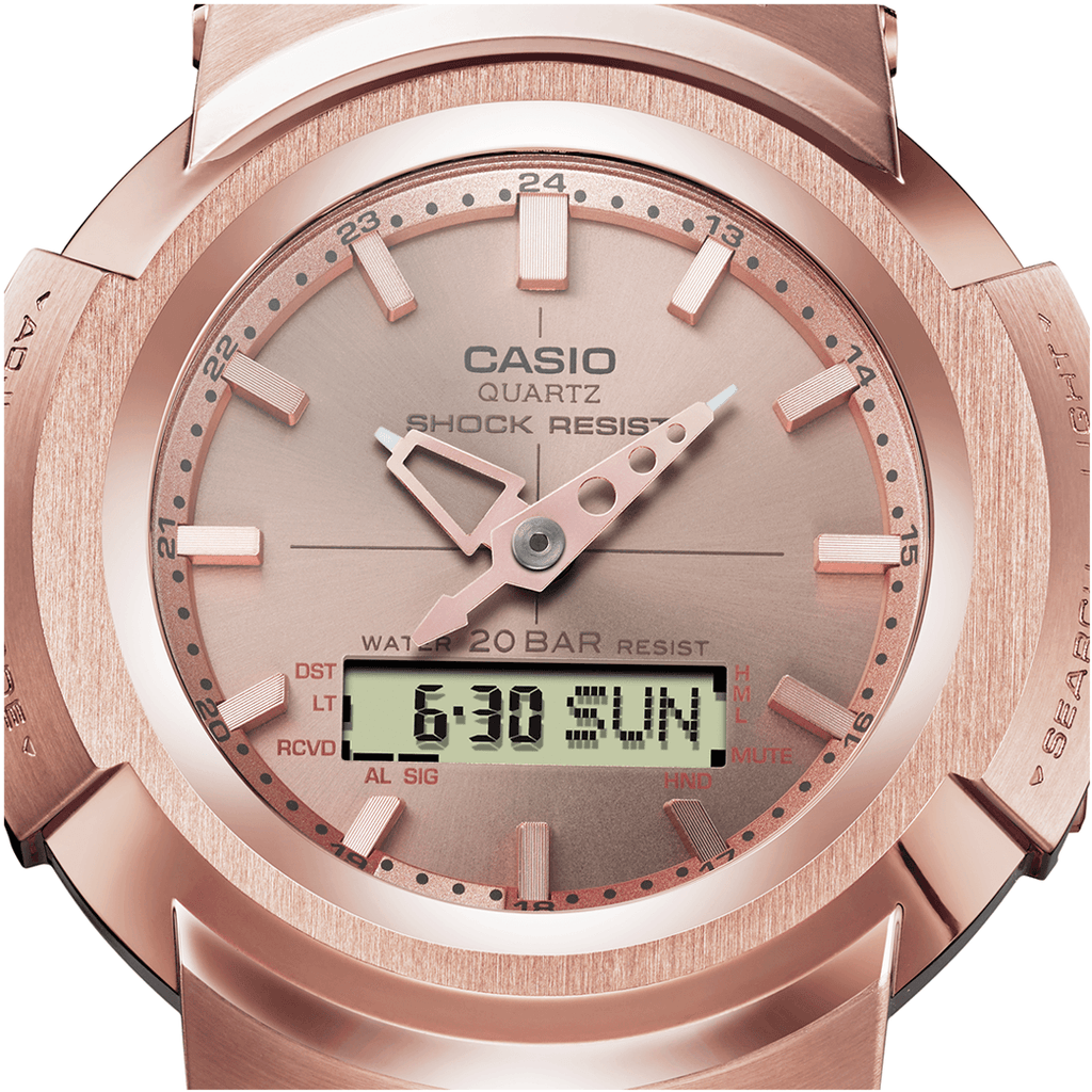 G-Shock Rose Gold Watch AWM-500GD-4A