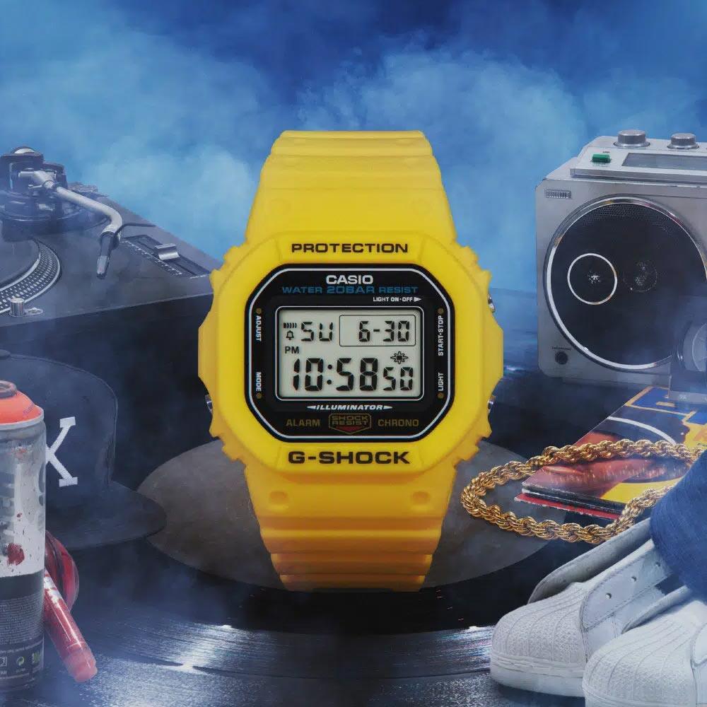 G-Shock Classic Yellow Watch DW-5600REC-9