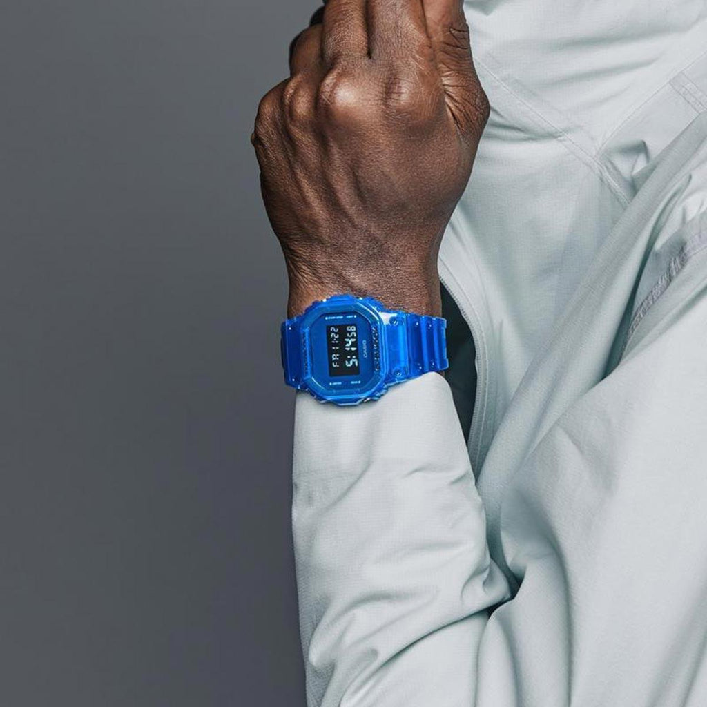 G-Shock Translucent Blue Jelly Watch DW-5600SB-2