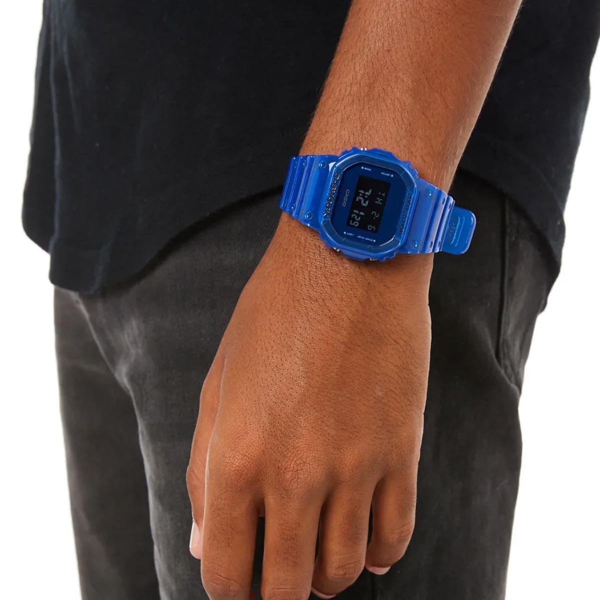 G-Shock Translucent Blue Jelly Watch DW-5600SB-2