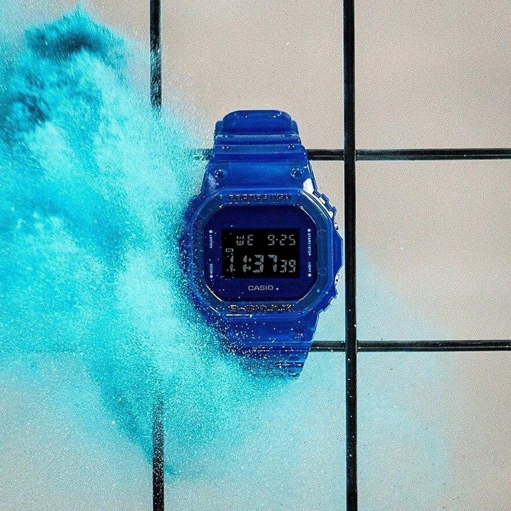 G-Shock Translucent Blue Jelly Watch DW-5600SB-2
