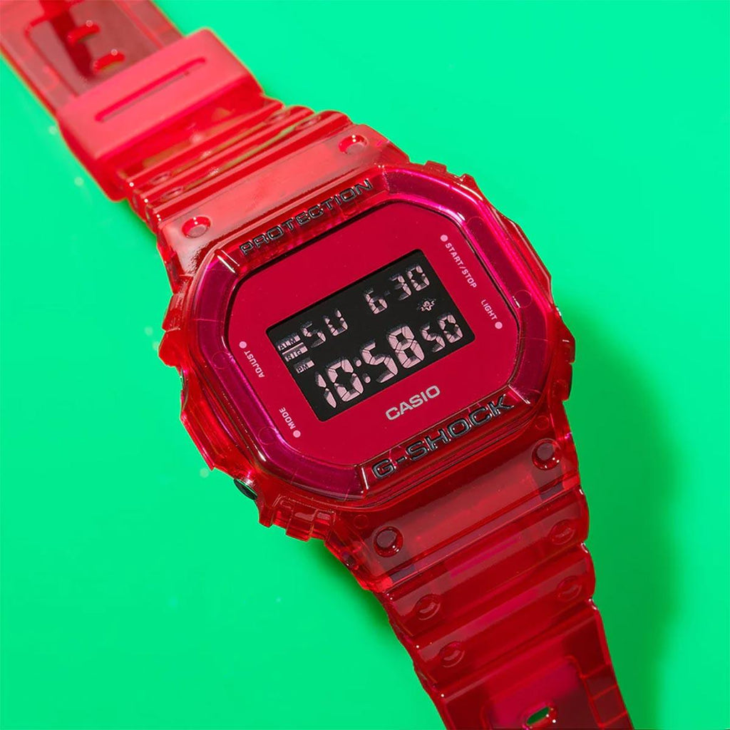 G-Shock Translucent Red Jelly DW-5600SB-4