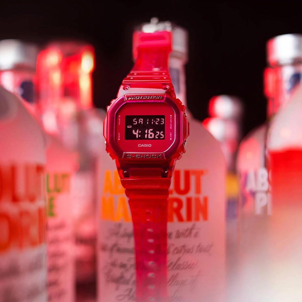 G-Shock Translucent Red Jelly DW-5600SB-4
