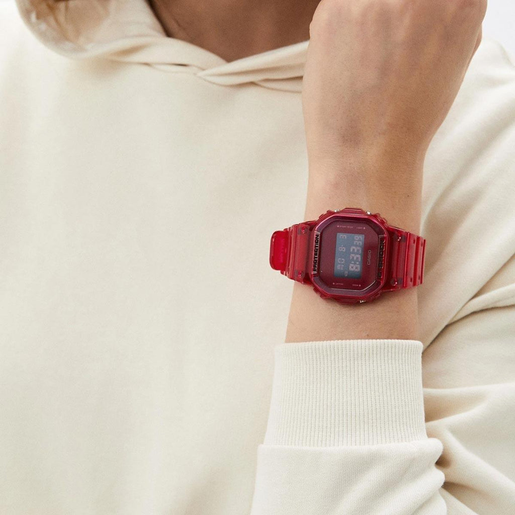 G-Shock Translucent Red Jelly DW-5600SB-4