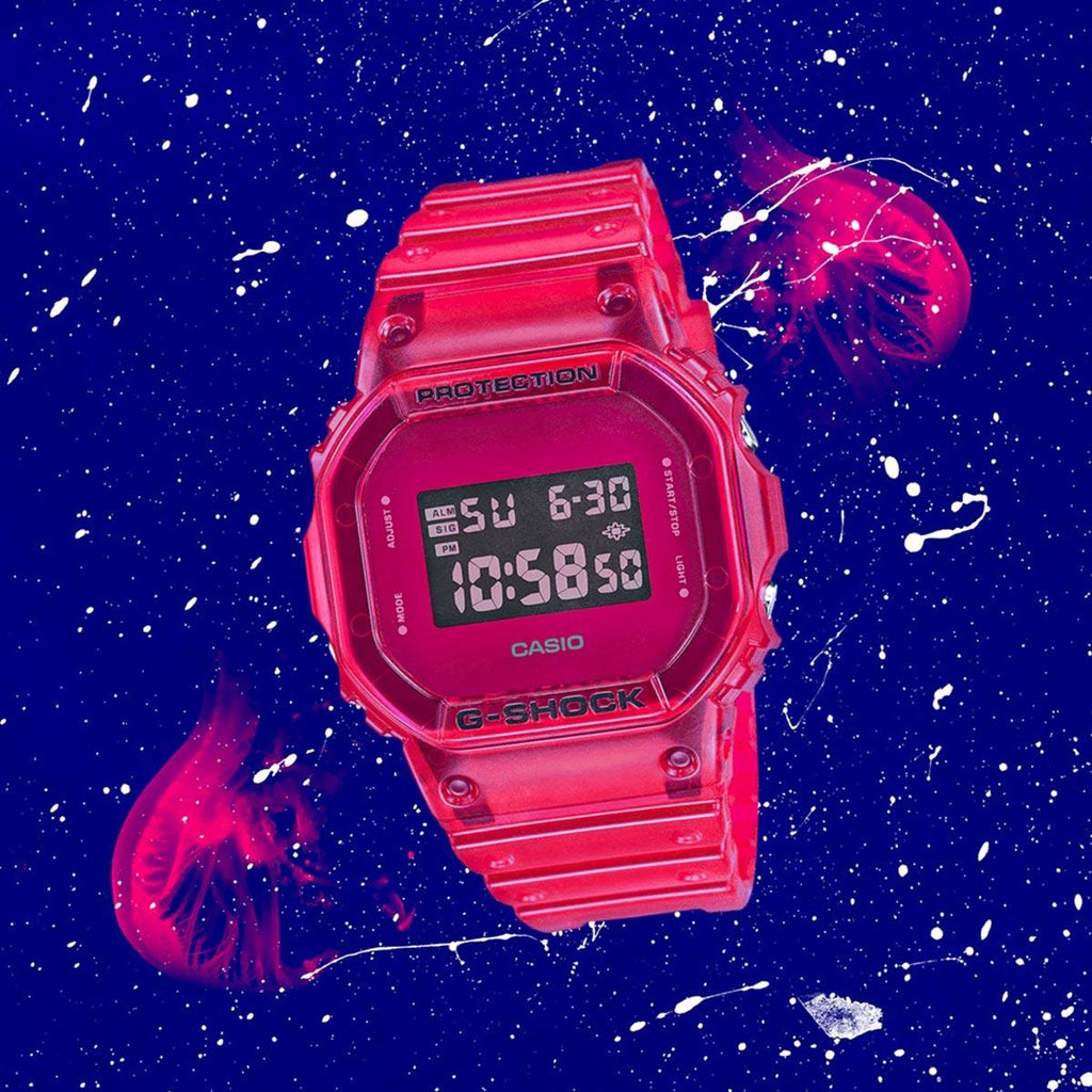 G-Shock Translucent Red Jelly DW-5600SB-4