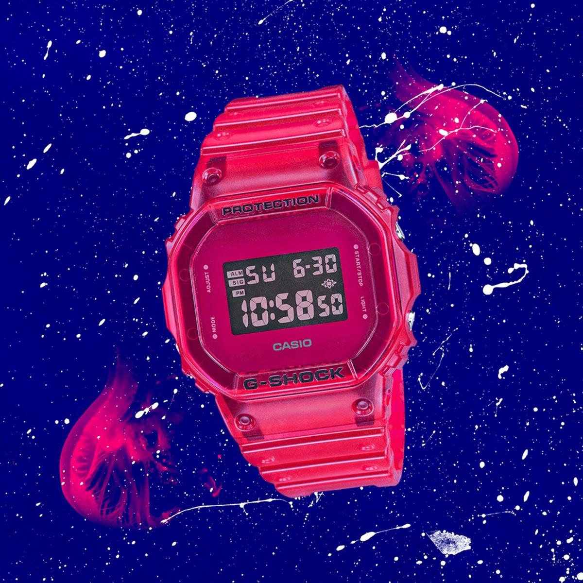 G-Shock Translucent Red Jelly DW-5600SB-4