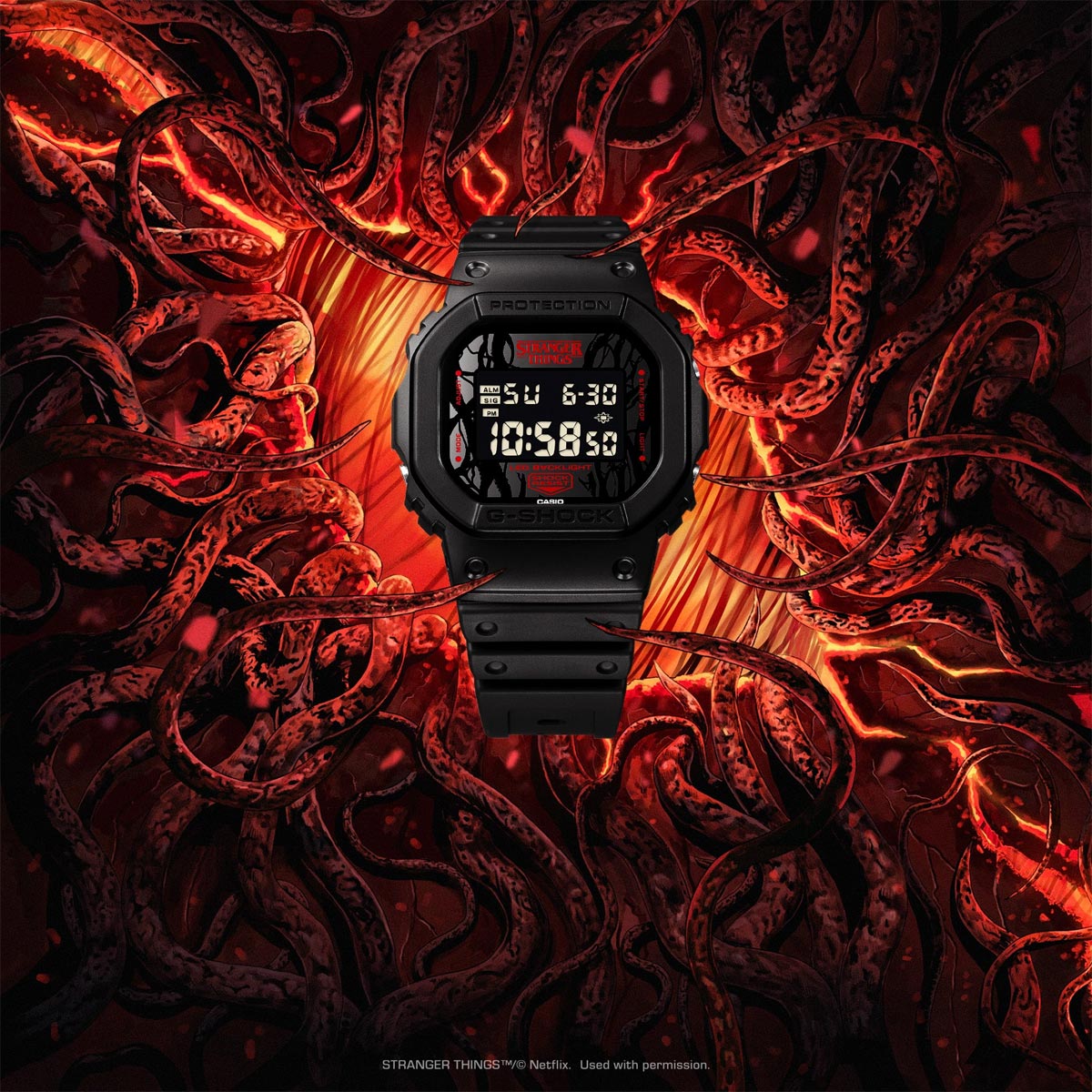 G-Shock x Stranger Things DW-5600STT-1