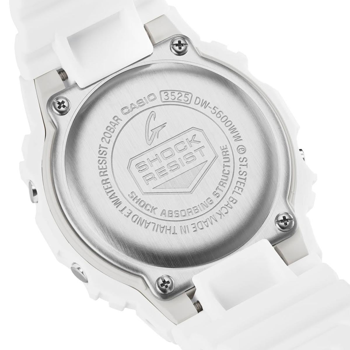 G-Shock White On White DW-5600WW-7