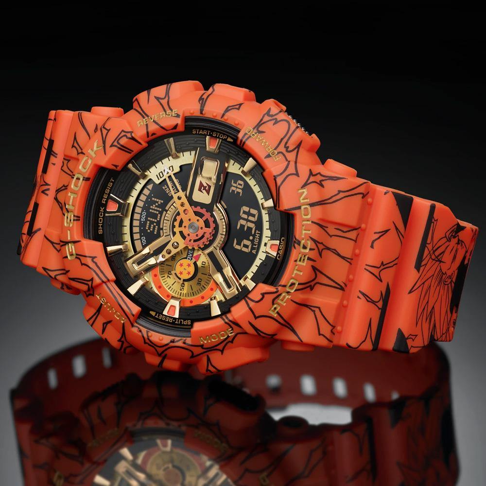 G-Shock x Dragon Ball Z Watch GA-110JDB-1A4