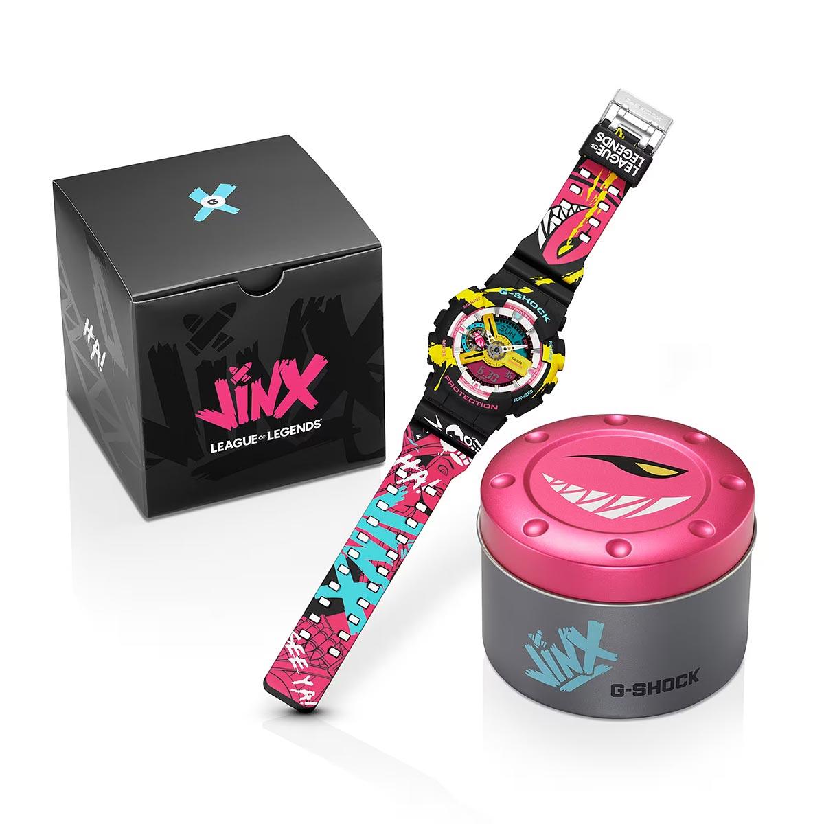 G-Shock League of Legends Jinx GA-110LL-1A