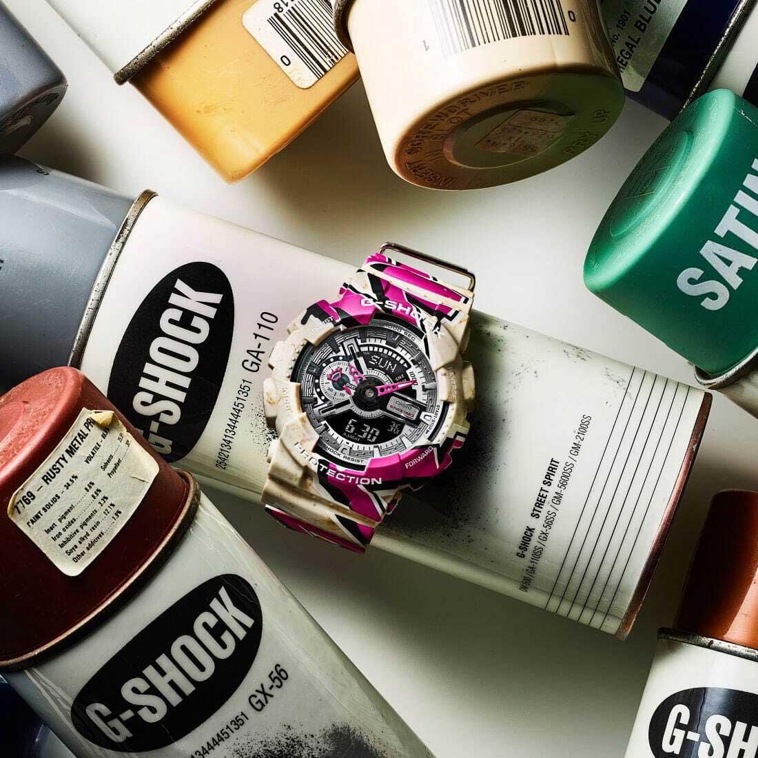 G-Shock Street Spirit Graffiti GA-110SS-1A