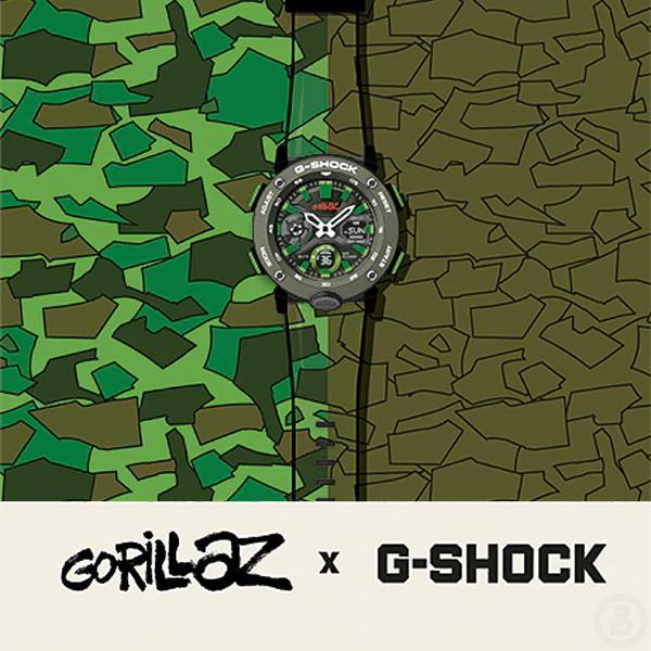 G-Shock x Gorillaz Watch GA-2000GZ-3A