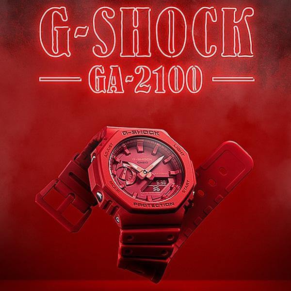 G-Shock Carbon Core Red GA-2100-4A