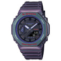 G-Shock Purple Green Polarised GA-2100AH-6A