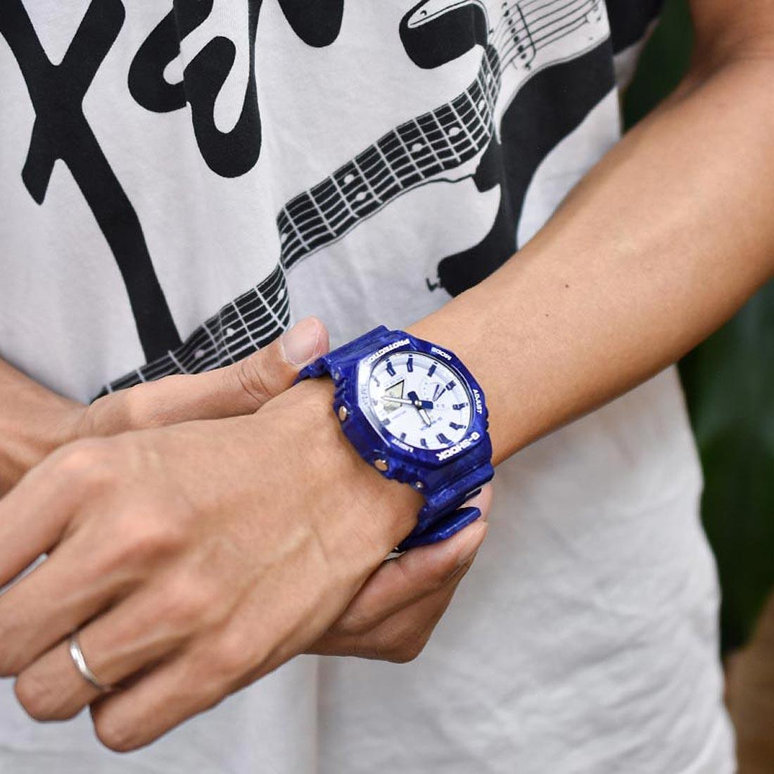 G-Shock Porcelain Edition Watch GA-2100BWP-2A
