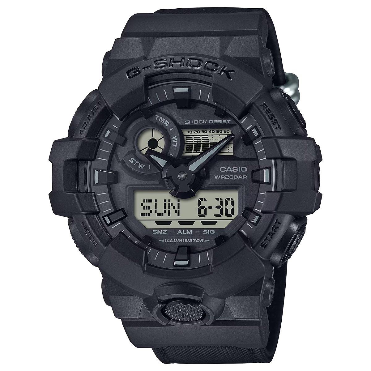 G-Shock Cordura Utility Black GA-700BCE-1A