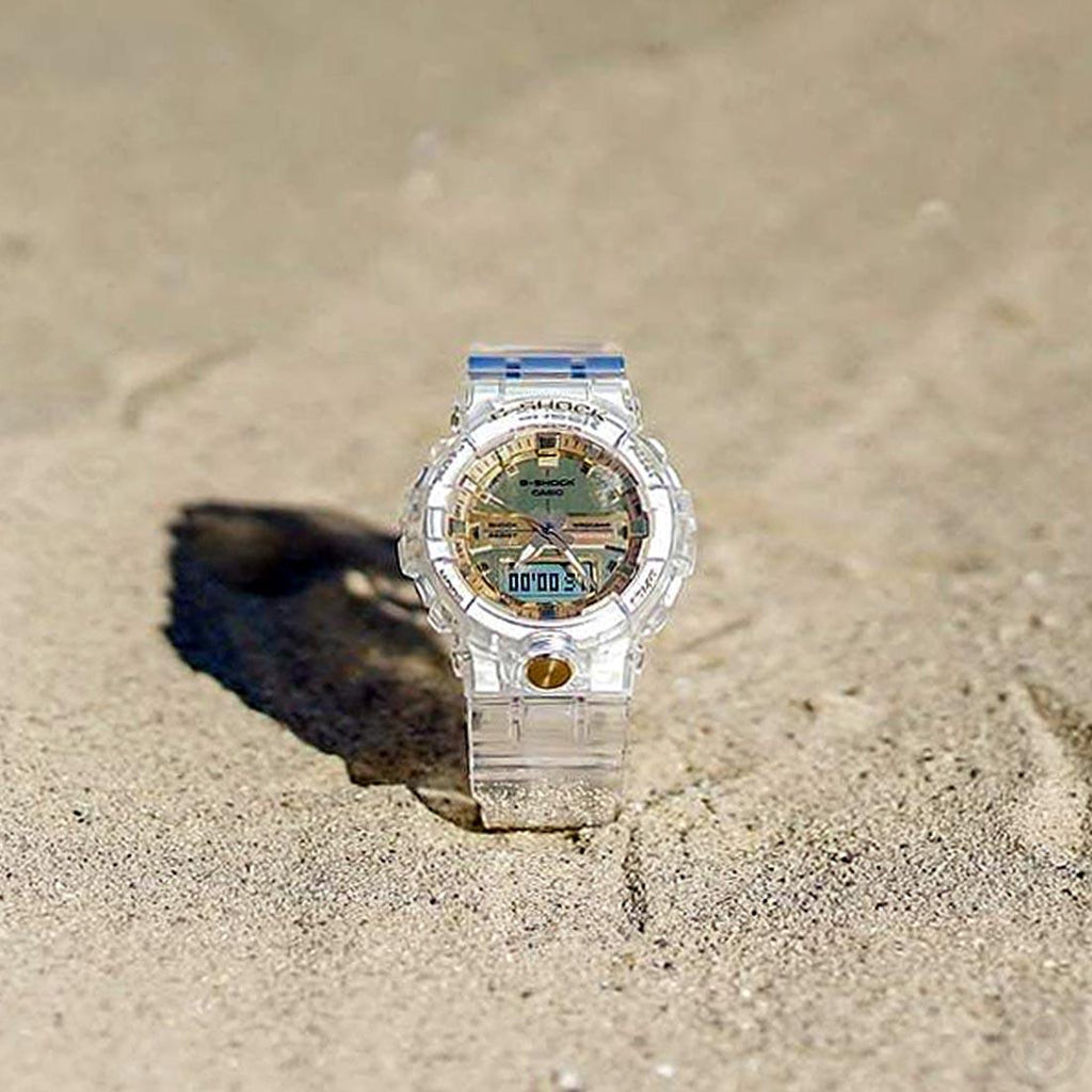 G-Shock Glacier Gold Watch GA-835E-7A