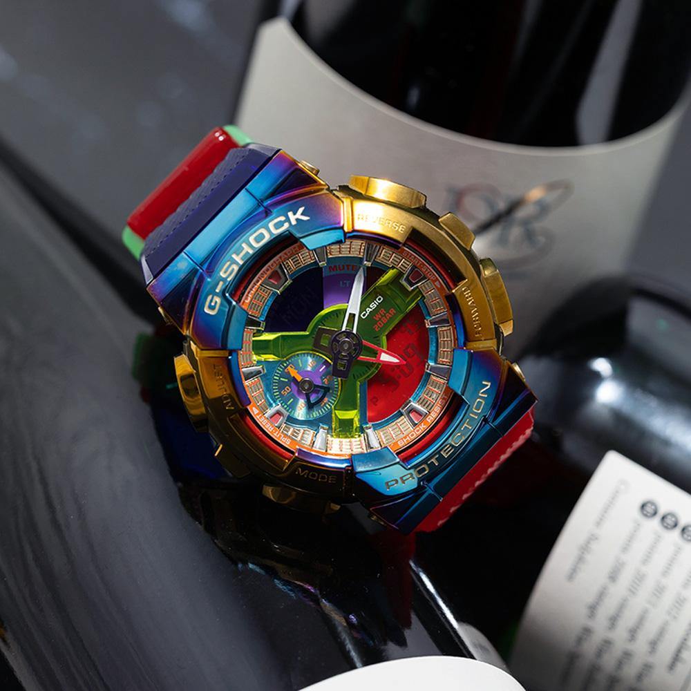 G-Shock Metal Bezel Watch GM-110RB-2A