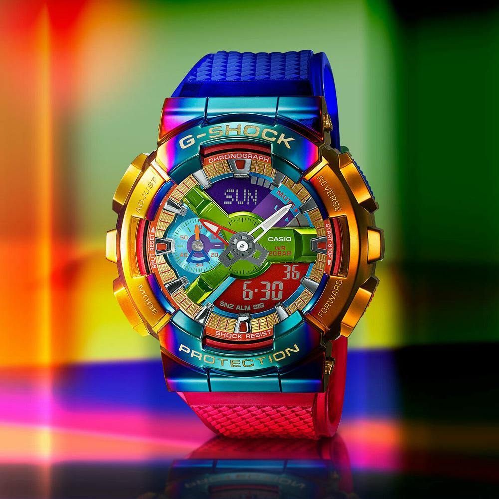 G-Shock Metal Bezel Watch GM-110RB-2A