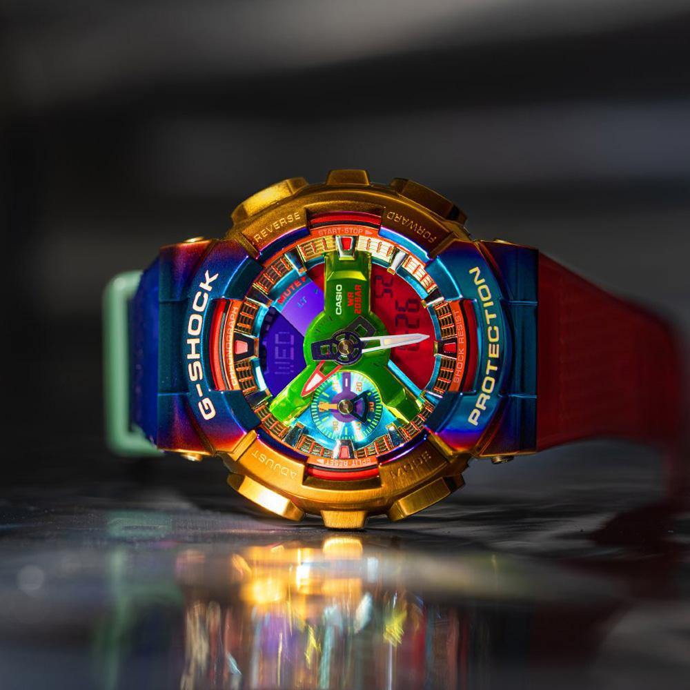 G-Shock Metal Bezel Watch GM-110RB-2A