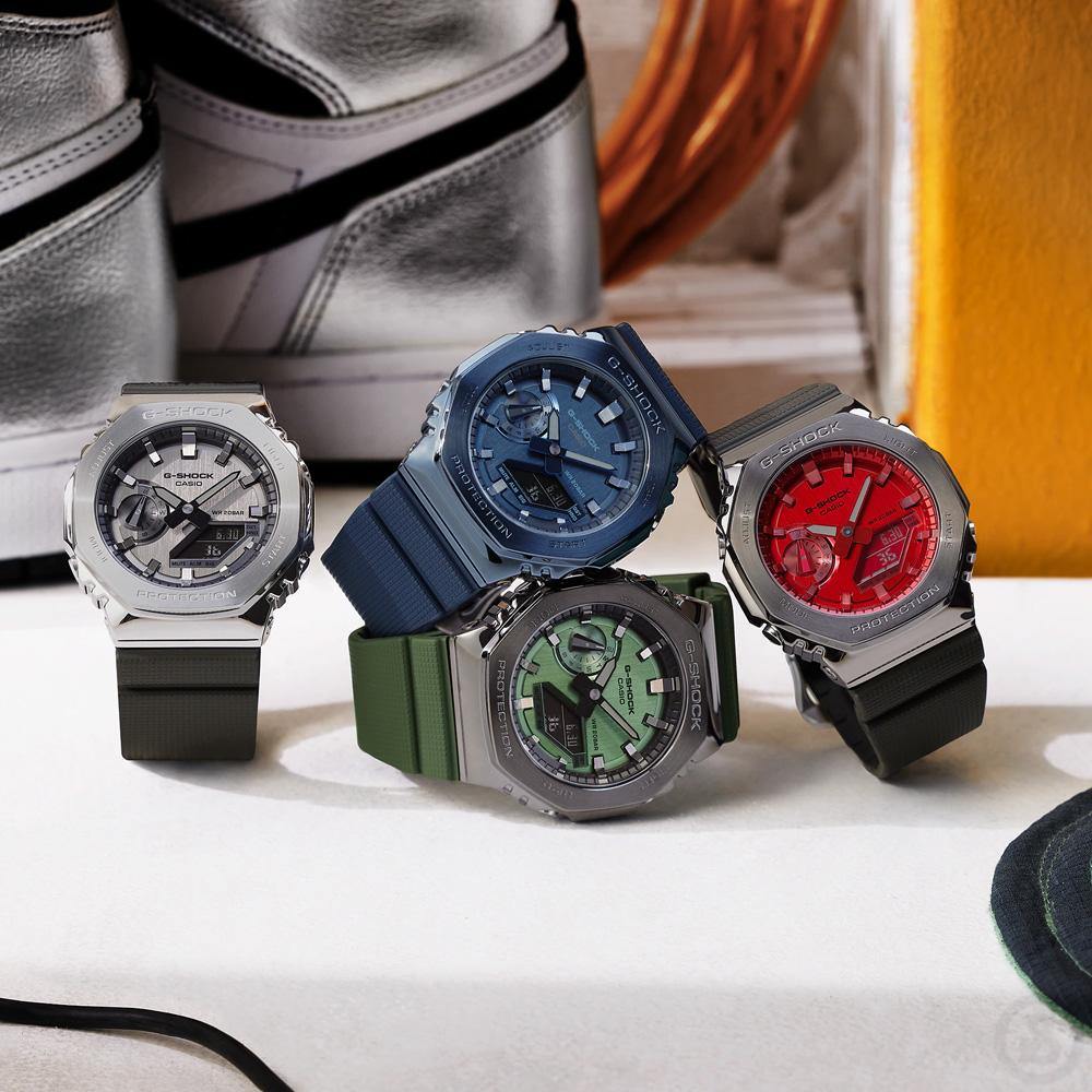 G-Shock Metal Clad Watch GM-2100B-4A