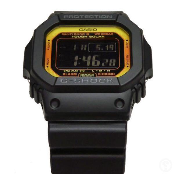 G-Shock Black & Yellow Accent Watch GW-M5610BY-1