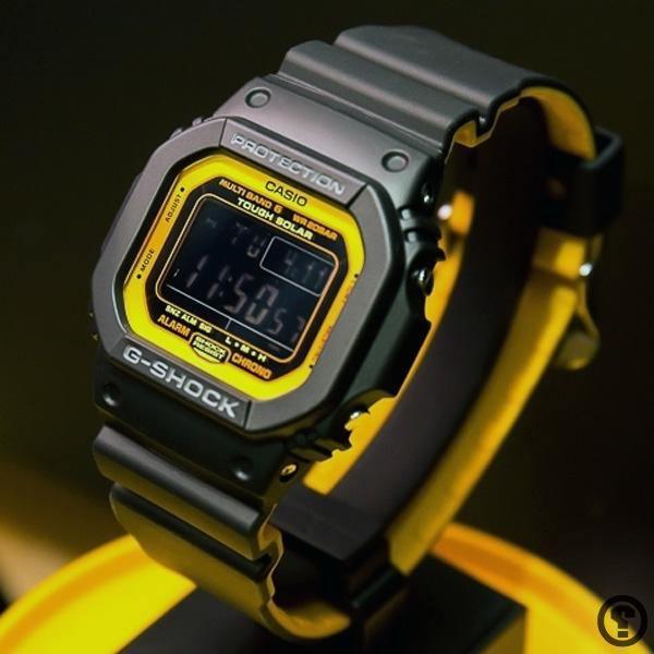 G-Shock Black & Yellow Accent Watch GW-M5610BY-1