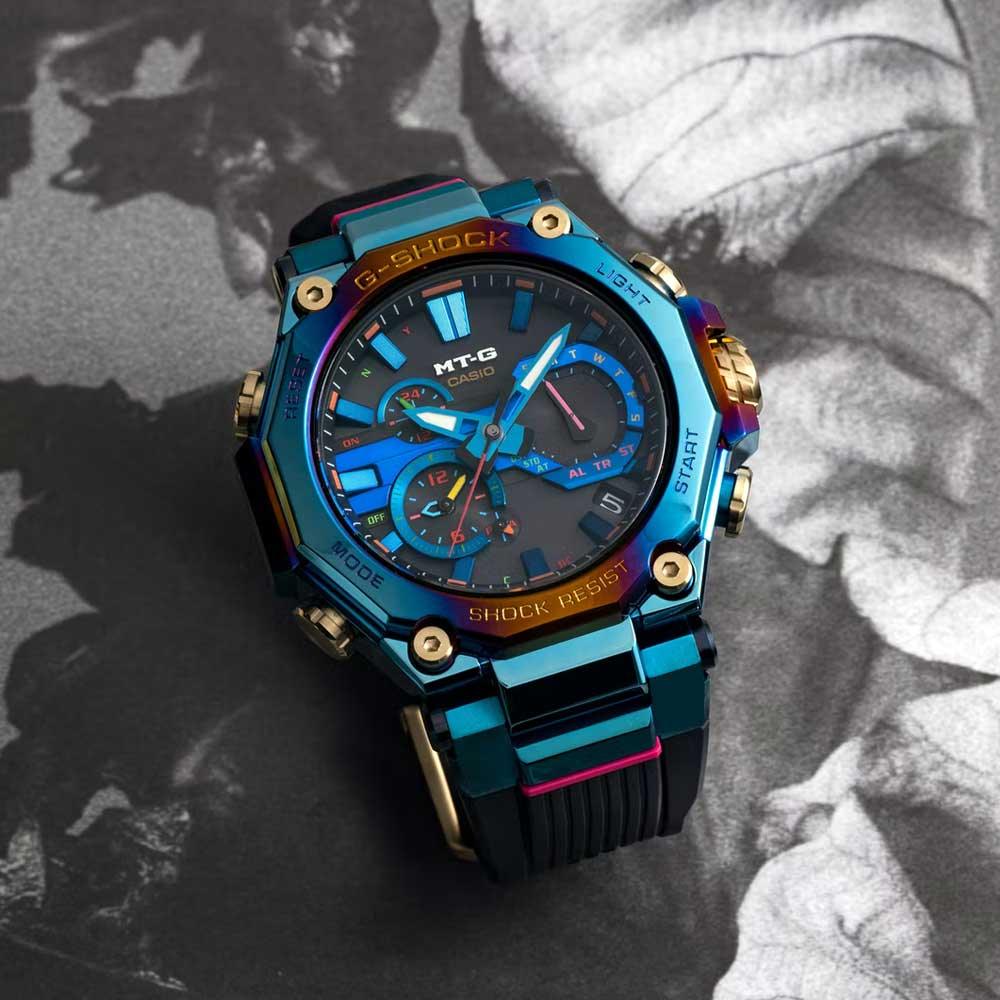 G-Shock MT-G Blue Phoenix Watch MTG-B2000PH-2A