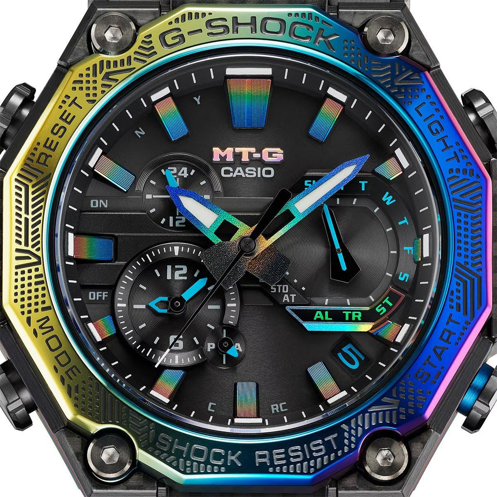 G-Shock MT-G Rainbow Bezel MTG-B2000YR-1A