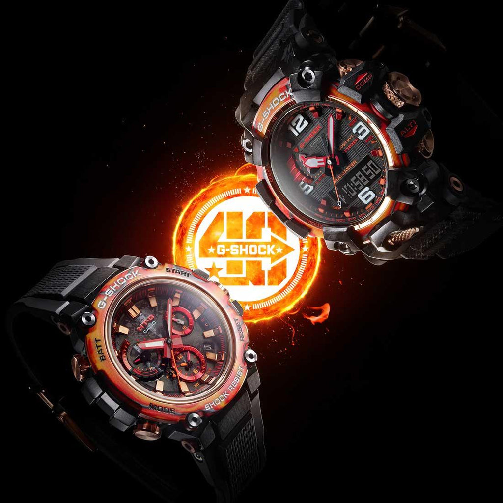 G-Shock MT-G Flare Red MTG-B3000FR-1A