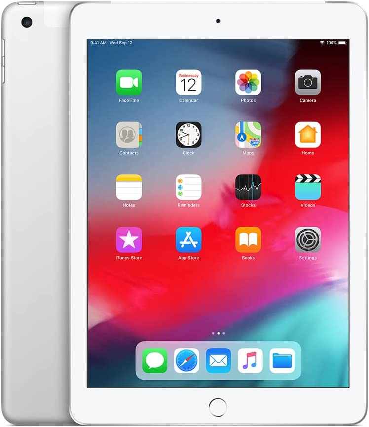 iPad 9.7" (6th Gen, 2018) 32GB - Silver (Wi-Fi + Cellular)